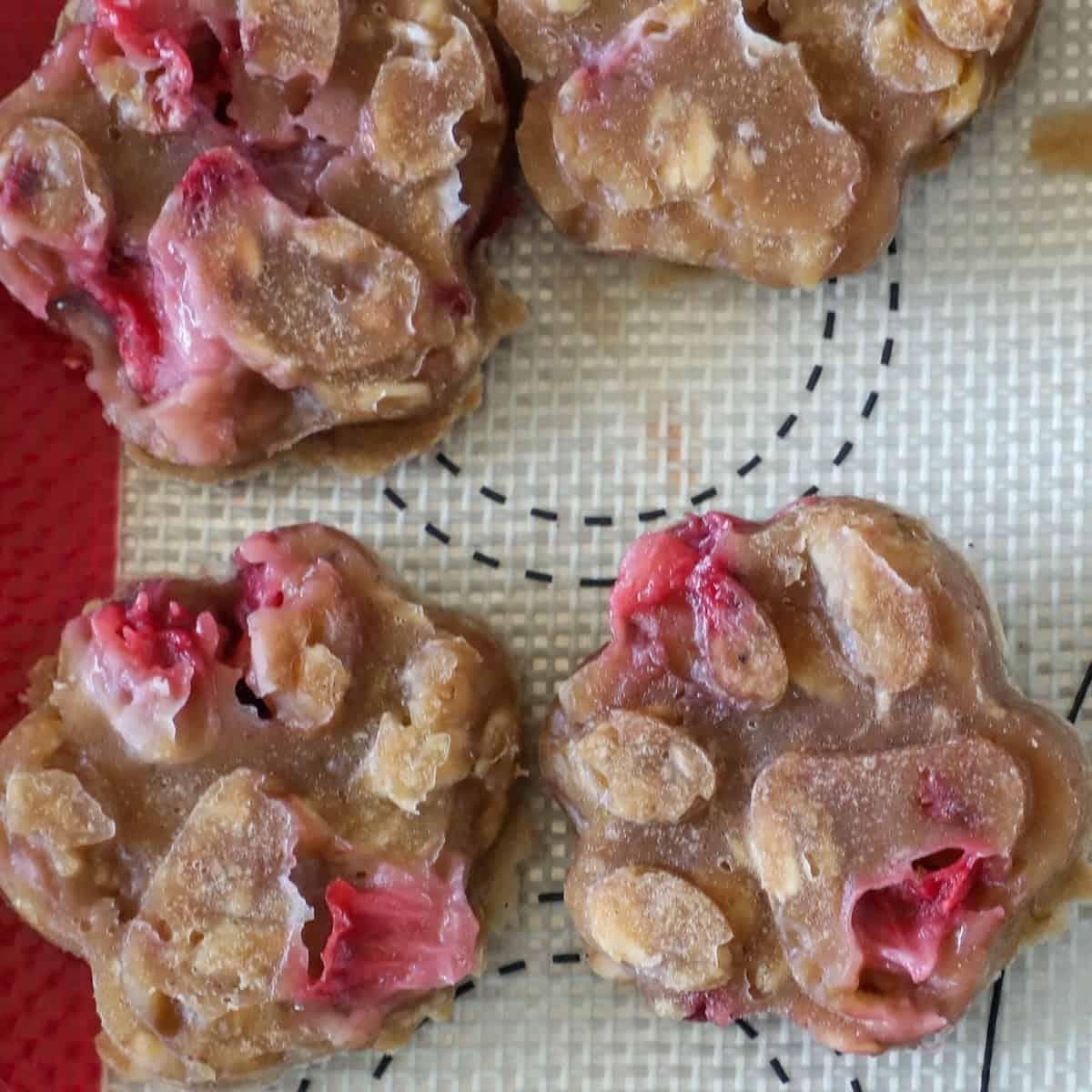 Homemade Strawberry Banana Dog Treats