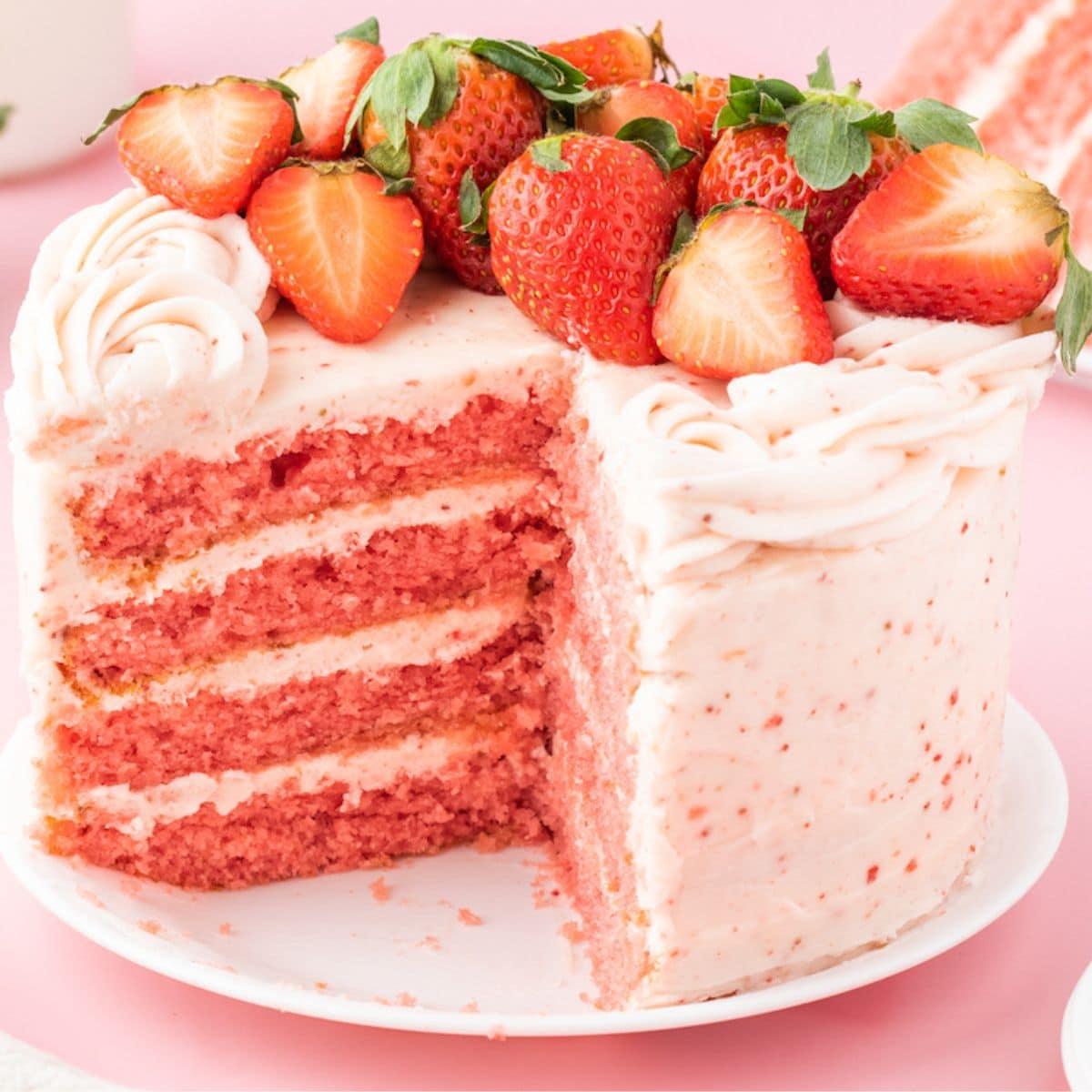 Strawberry Layer Cake