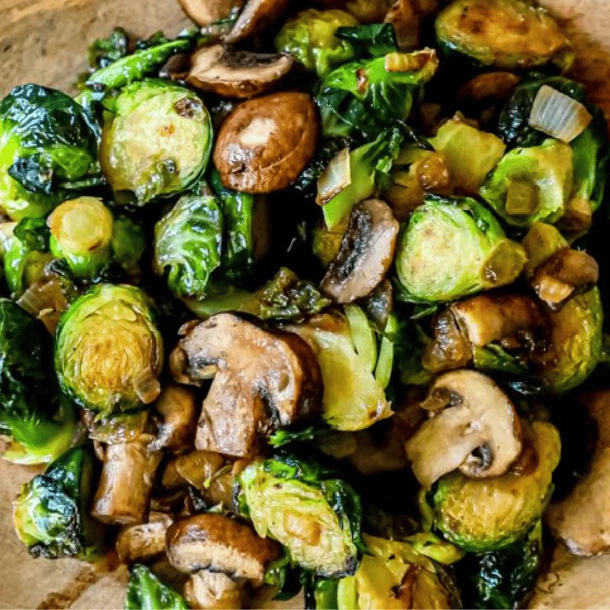 The Best Brussels Sprouts and Mushrooms