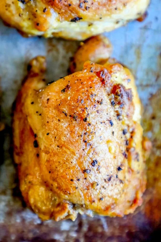 The Best Easy Baked Chicken Thighs Recipe