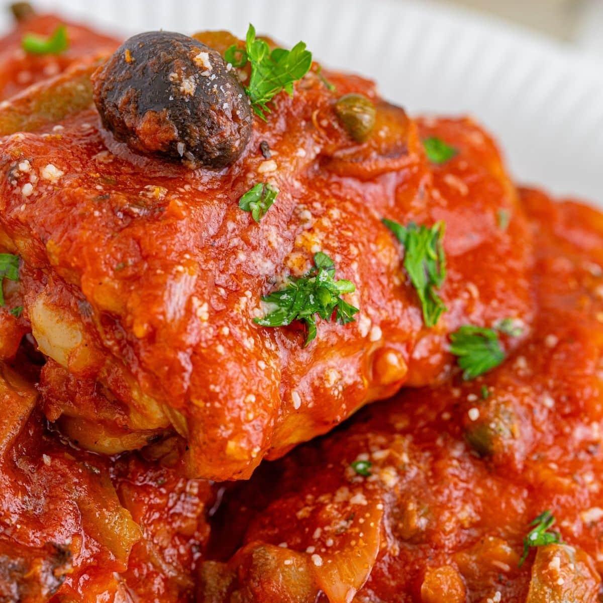 The Best Easy Chicken Cacciatore