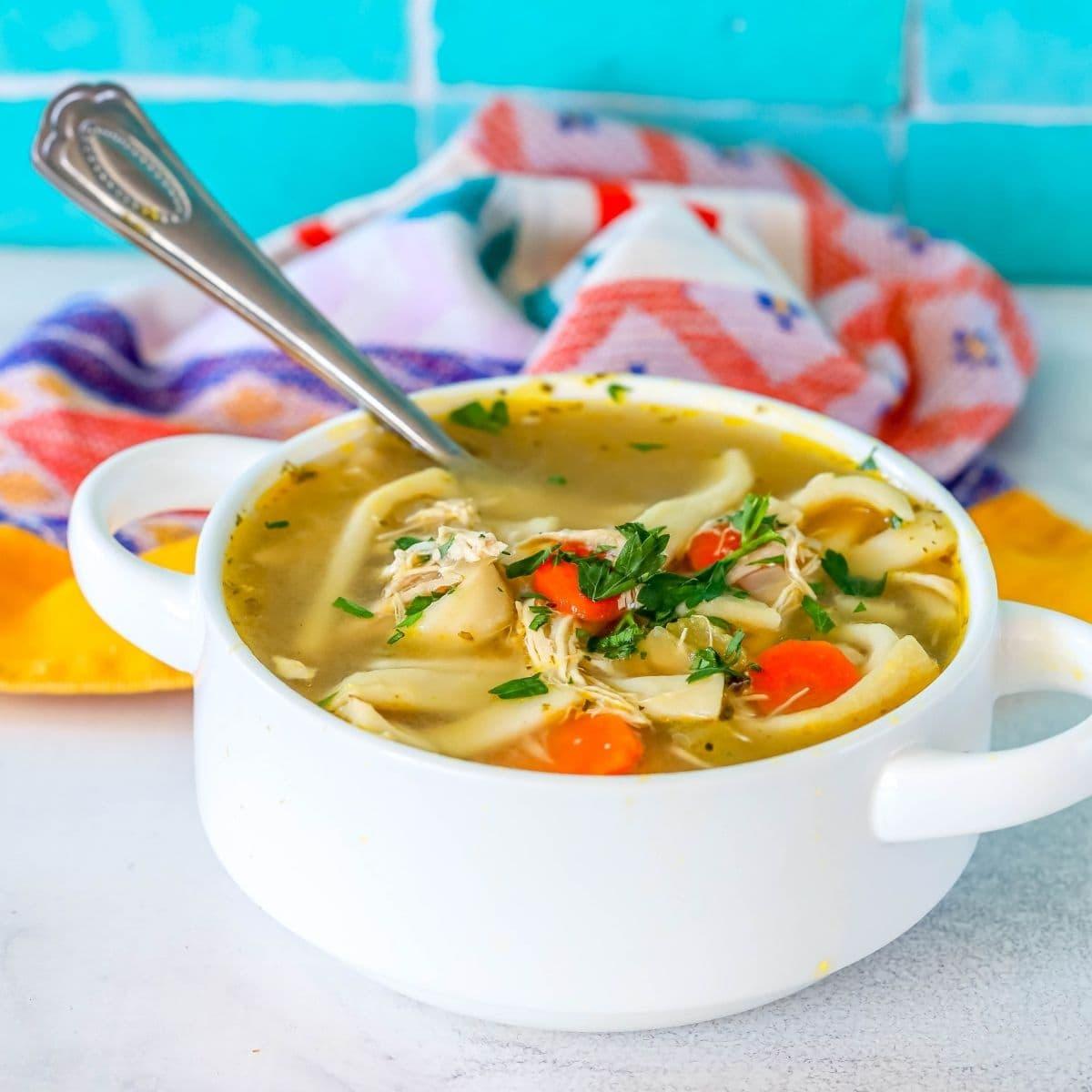 The BEST Easy Homemade Chicken Noodle Soup
