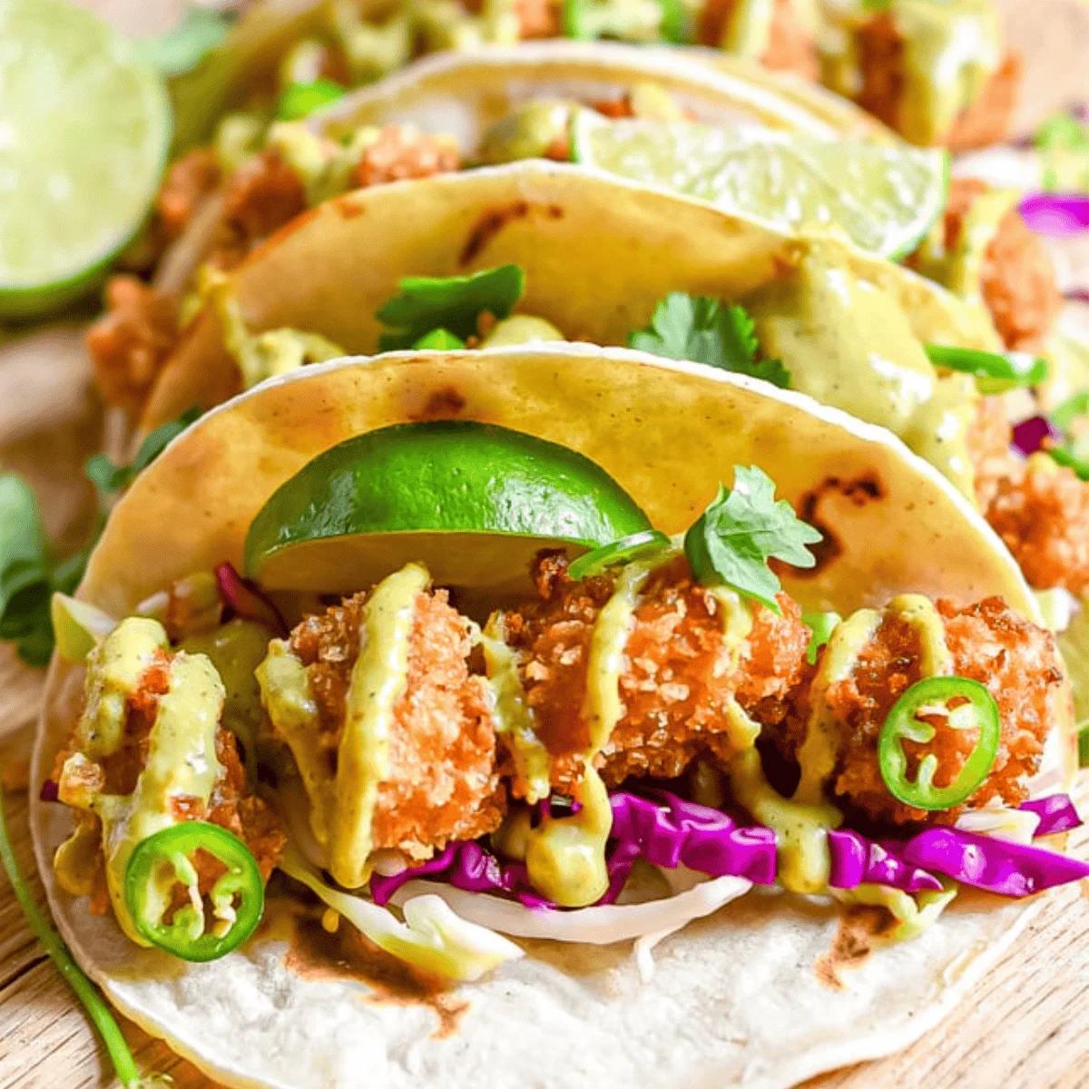 Fried Chicken Tacos