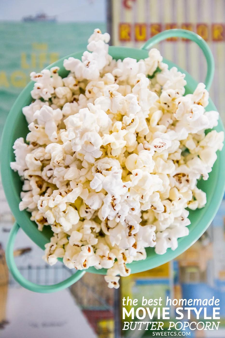 Best Homemade Movie Style Butter Popcorn