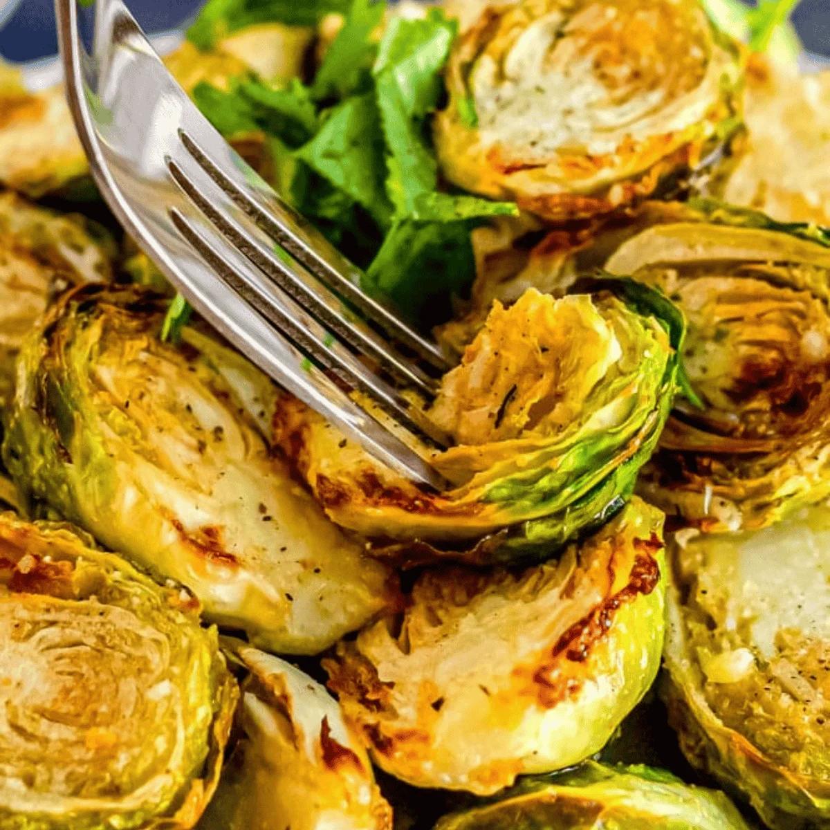 The Best Keto Air Fryer Brussels Sprouts Recipe