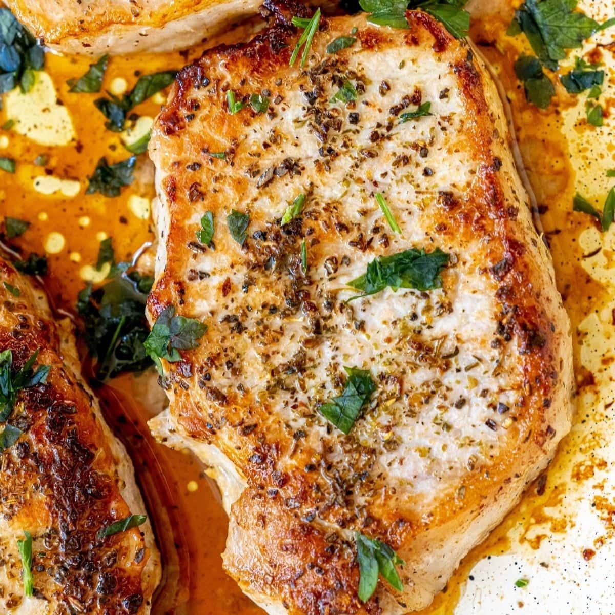 The Best Pan Fried Thin Pork Chops