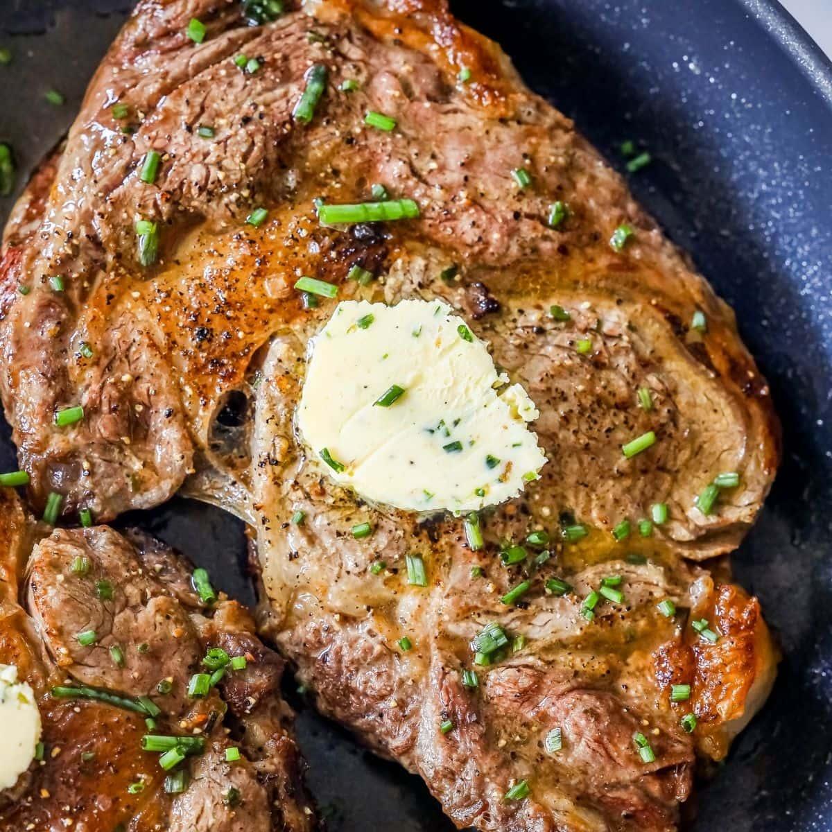 How to Pan Fry a Ribeye Steak