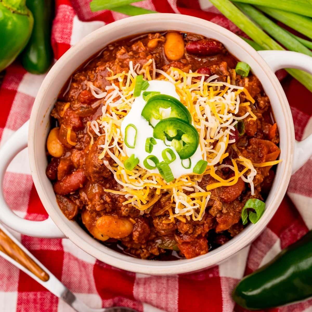 The Best Slow Cooker Chili Recipe