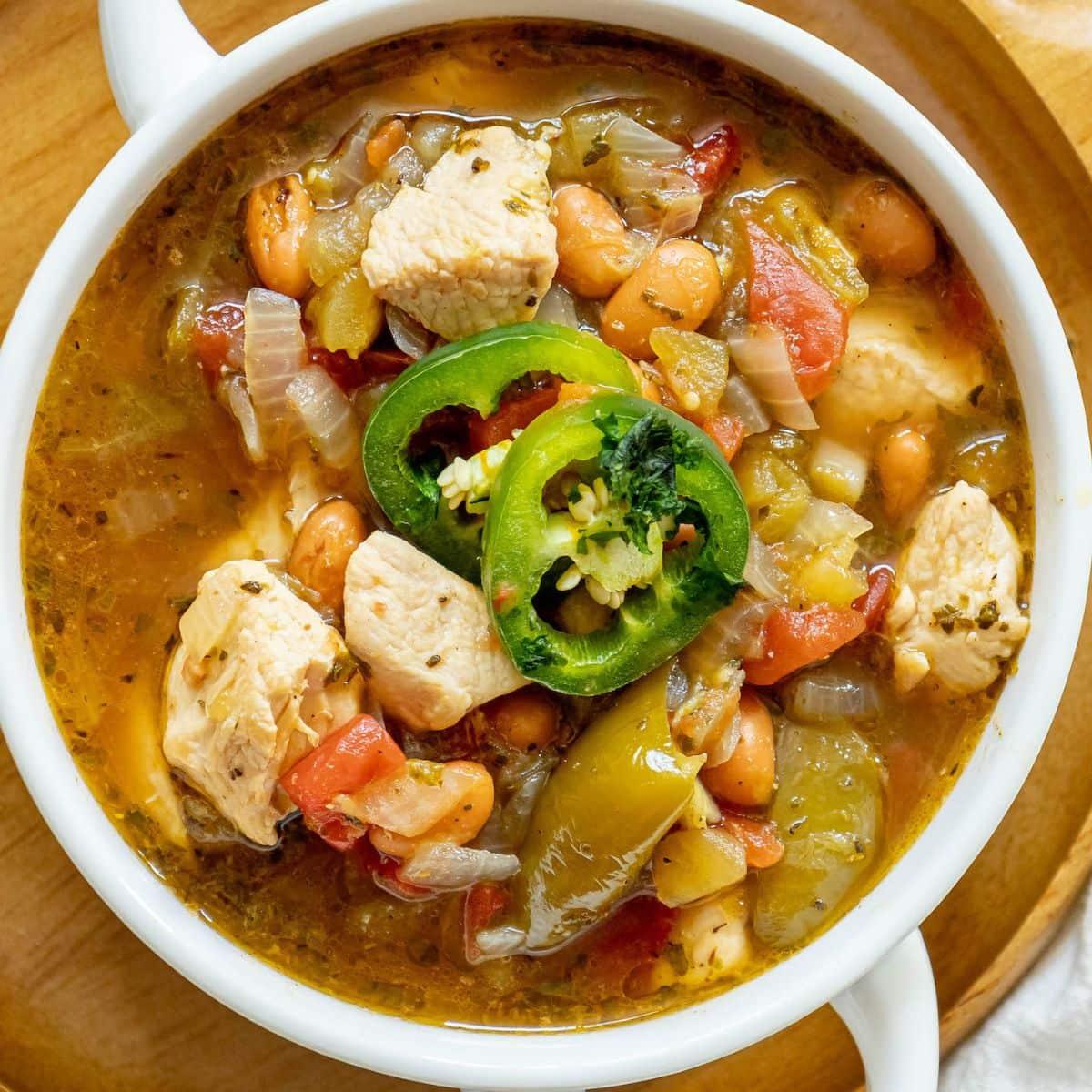 Tomatillo Chicken Stew