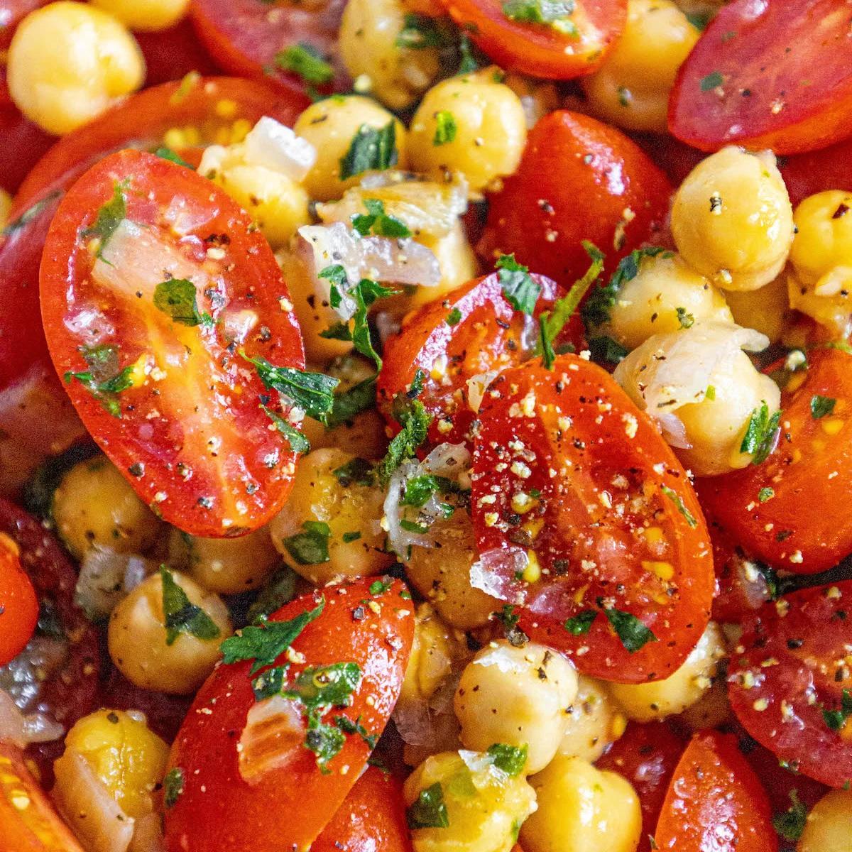 Tomato Chickpea Salad