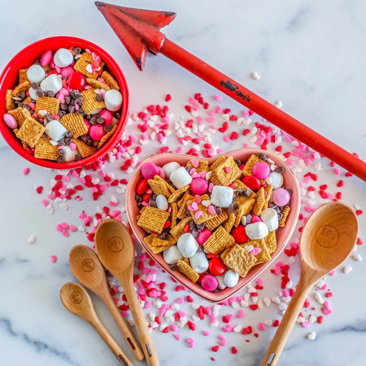 Valentine S’mores Snack Mix