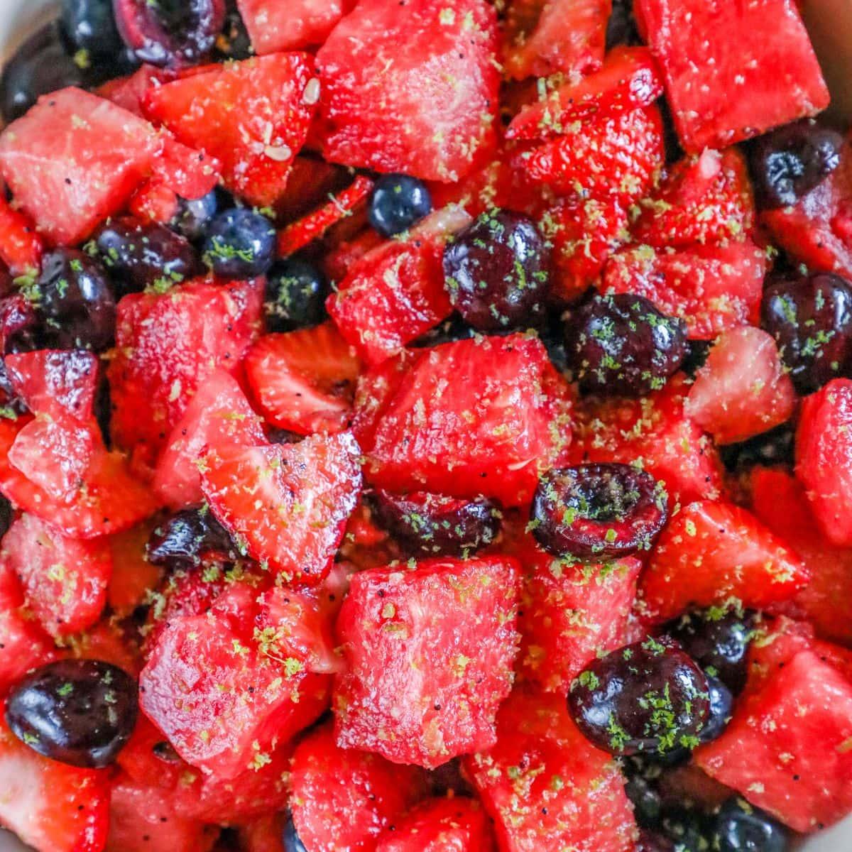 Watermelon Berry Salad Recipe