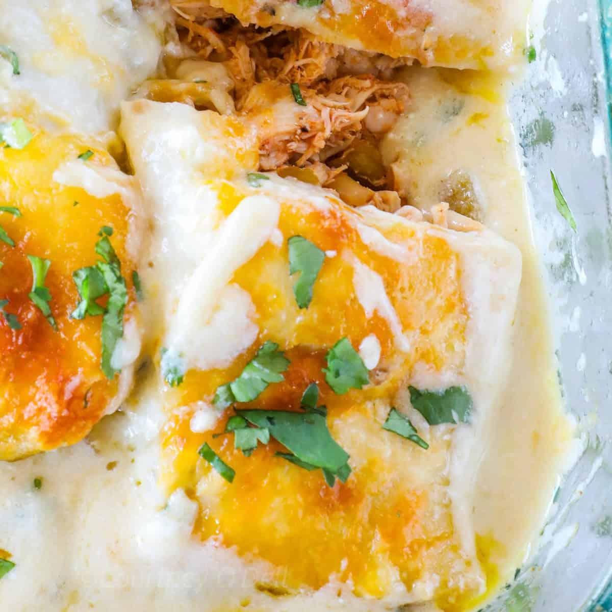 Recipe for White Chicken Enchiladas