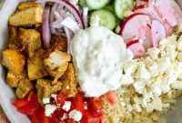 Mediterranean Chicken Power Bowls
