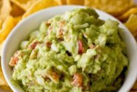 Fiery Green Chile Guacamole