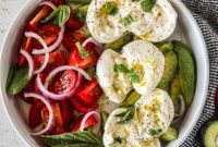 Creamy Burrata Avocado Tomato Salad