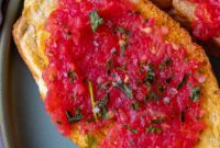 Authentic Spanish Tomato Toast