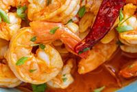 Sizzling Garlic Chili Shrimp