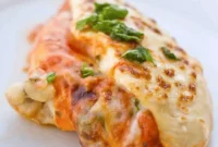 Golden Stuffed Chicken Parmesan