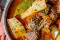Savory Beef and Sweet Parsnip Stew