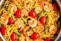 Lemon Garlic Shrimp Pasta