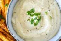 Lemony Garlic Aioli
