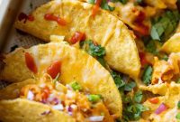 Crispy Baked Chicken Tacos