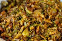 Pan-Fried Brussels Sprouts Skillet