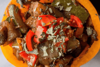 Fiery Plant-Based Stuffed Peppers
