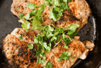 Lemon Garlic Greek Pork Chops