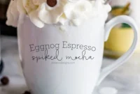 Festive Spiked Eggnog Mocha