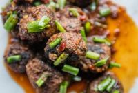 Sticky Vegan Hoisin Meatballs