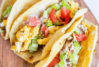 Fiery Chorizo Egg Tacos
