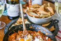 Crispy Homemade Tortilla Chips with Zesty Green Chile Cheese Dip