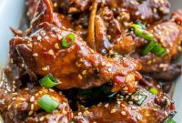 Sticky Honey Soy Slow Cooker Chicken Wings