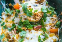 Easy Slow Cooker Chicken Taco Bowls