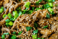 Tender Honey Soy Slow Cooker Pulled Pork