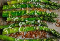 Perfect Oven Roasted Garlic Parmesan Asparagus