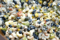Black Bean & Pasta Salad with Cilantro-Lime Vinaigrette