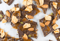 Decadent Caramel Apple Chocolate Bark