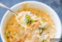 Hearty Slow Cooker Creamy Sausage and Broccoli Cheese Soup
