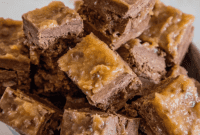 Decadent German Chocolate Batter Fudge