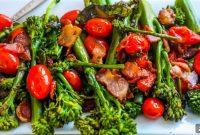 Charred Broccoli and Crispy Bacon Salad