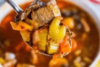 Instant Pot Healthy Steak Soup