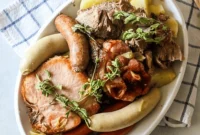 Alsace Choucroute Garnie Braised Pork and Sauerkraut