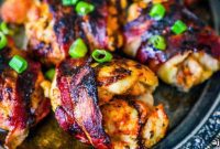 Sweet and Savory Balsamic Bacon Chicken Thighs