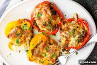 Fiesta Chicken Stuffed Peppers