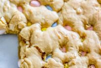 Irresistible Cadbury Mini Egg Blondies