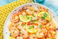 Sizzling Lemon Garlic Shrimp