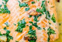 One-Pan Irish Whiskey Glazed Salmon Dinner